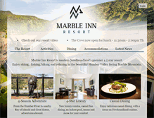 Tablet Screenshot of marbleinn.com